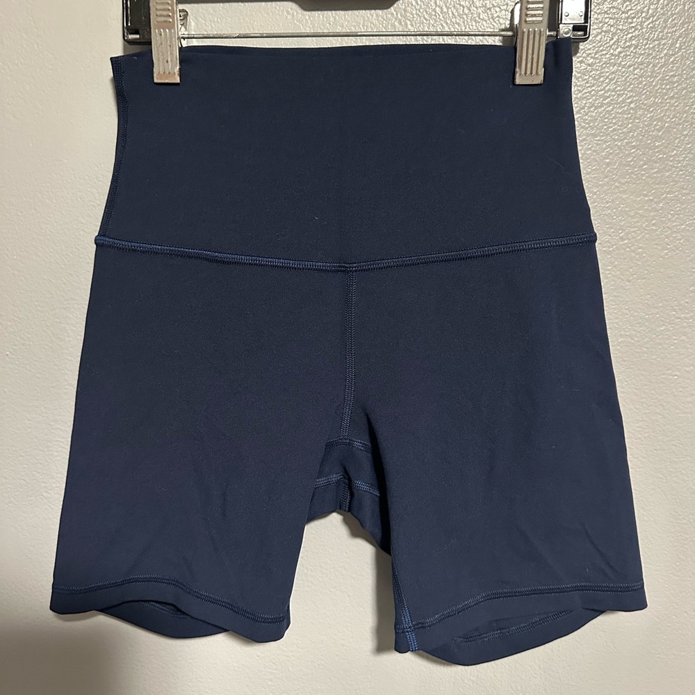 Lululemon Athletica Deep Blue Bike Shorts